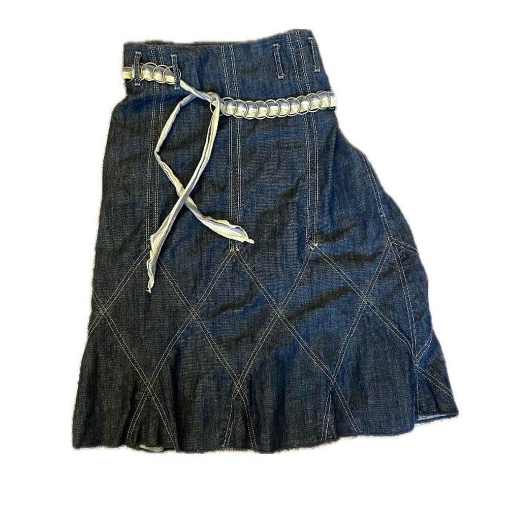 Dkny jean skirt with